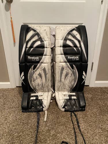 Used Senior 34" Reebok L7 Goalie Leg Pads