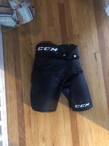 Black Junior Medium CCM  QLT 230 Hockey Pants