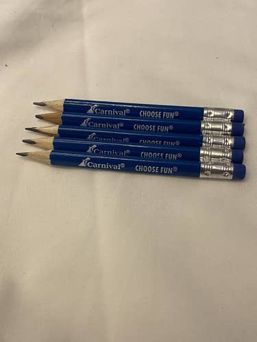Carnival Cruise Lines Pencils With Erasers