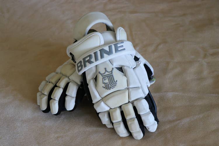 Used Brine Goalie Gloves 12"