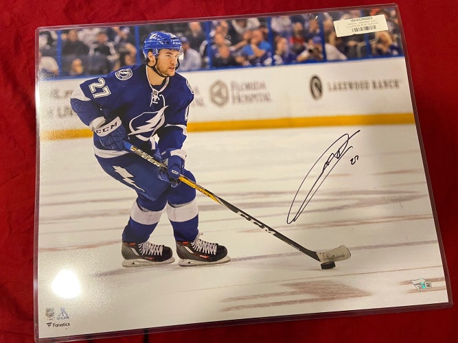 NHL Jonathan Drouin Signed / Autographed Tampa Bay Lightning 16x20 Photo - Fanatics