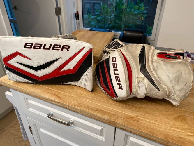 Bauer supreme one90 glove and blocker