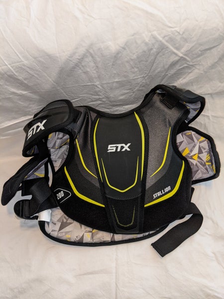 STX Stallion 200 Lacrosse La Crosse Shoulder Pads used size Large youth