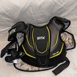 STX Stallion 200 Lacrosse La Crosse Shoulder Pads used size Large youth