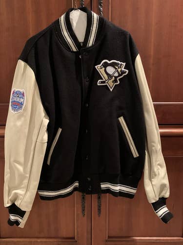 2014 Stadium Series Pittsburgh Penguins Team Issued Varsity Jacket