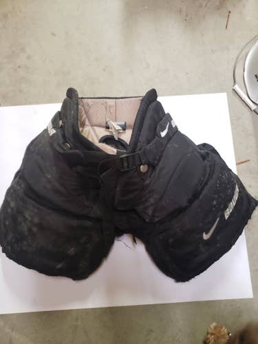 Black Used Medium Bauer Goalie Pants