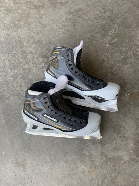 Used Bauer Size 10.5 Total One NXG Hockey Goalie Skates