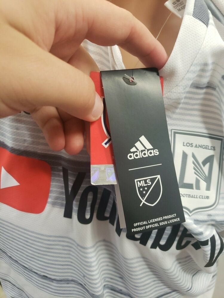 NWT LAFC 2019 Authentic Adidas Jersey M MLS