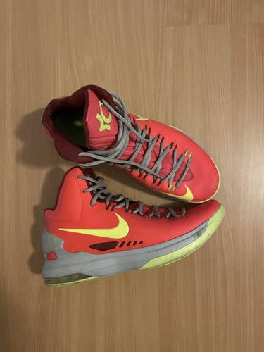 Orange Men's Size 10 (Women's 11) Nike KD 5 ELITE Shoes