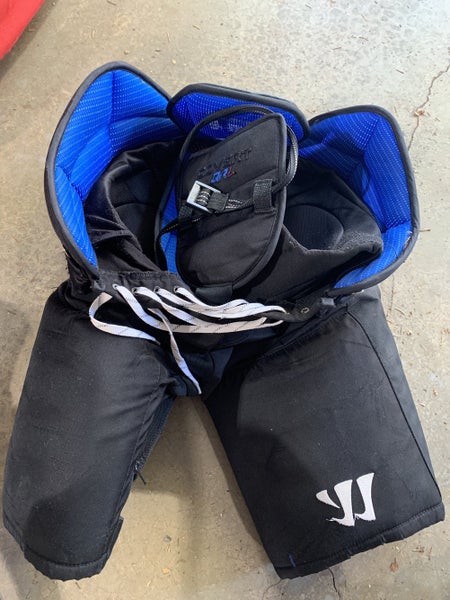 Black Senior Small Warrior Covert QRL Hockey Pants
