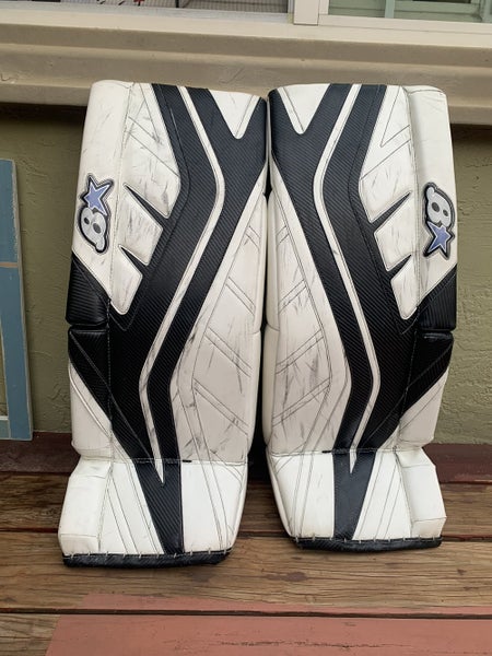 Black/White Used 30"+1 Brian's GNETiK lV Goalie Leg Pads