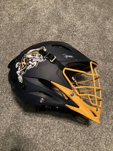 Blue Adult Player's STX Rival Helmet