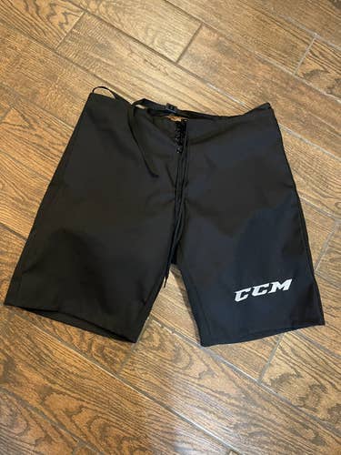 Black Senior Large CCM Pro Stock PP10 Pant Shell Hockey Pants