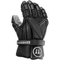Black New Player's Warrior Evo Lacrosse Gloves 13"