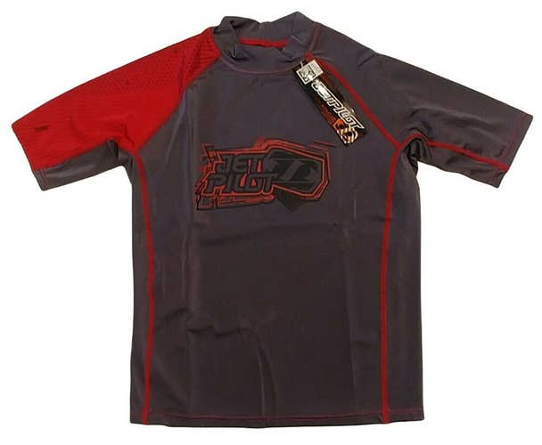 Jet Pilot Youth / Junior MR Corpo Short Sleeve Rash Guard Shirt - Sizes 10-16