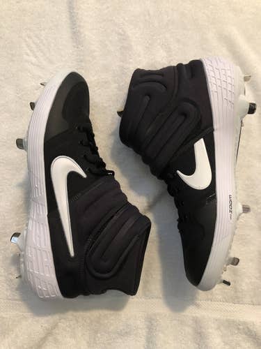 Black Adult Metal High Top Alpha Huarache Elite