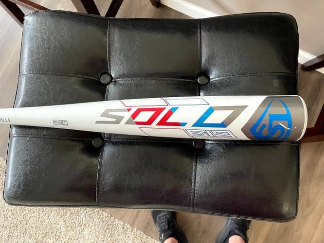 Used High School/College BBCOR Certified 2019 Louisville Slugger Alloy Solo 619 Bat (-3) 29 oz 32"