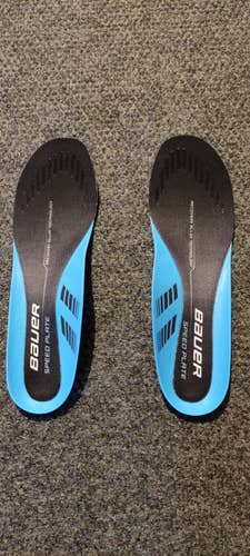 Senior New Bauer Speed Plates Hockey Skates Regular Width Size 9