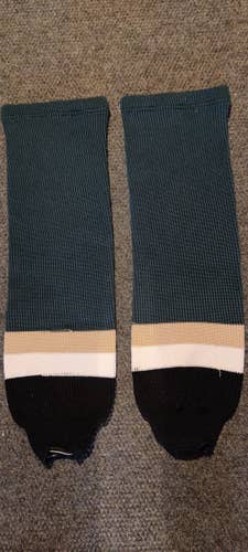 Green New Senior Large ATHLETIC KNIT Hockey Socks