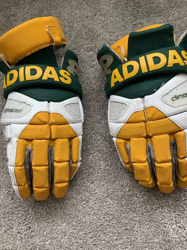 Used Adidas Lacrosse Gloves 13"