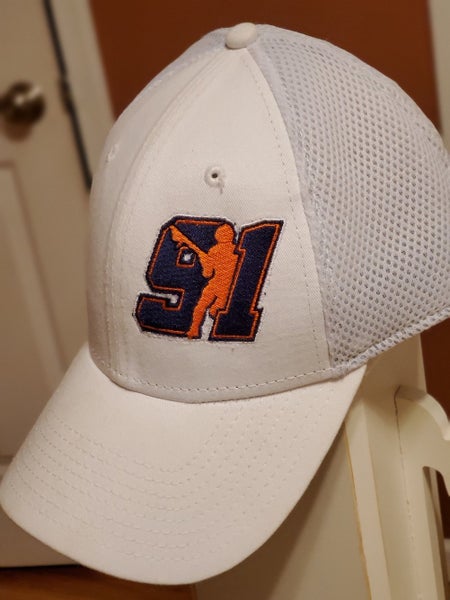 Team 91 Snapback Hat New Era 9FORTY White Unisex Used One Size Fits All