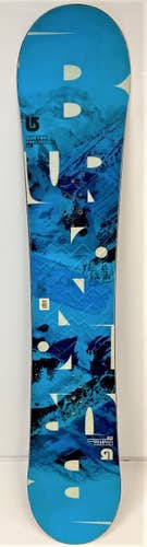 Burton Progression Snowboard Size 157 Directional Twin All Mountain 3D Hole Pattern Teal Blue