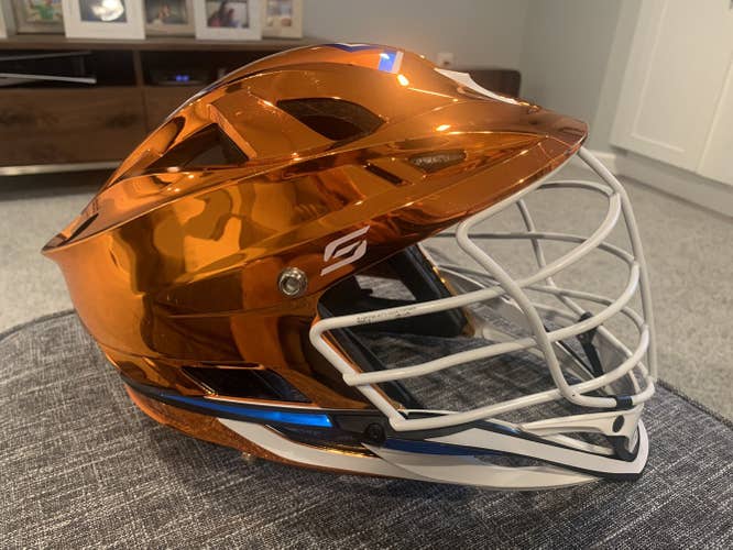 Orange Used Player's Cascade S Helmet