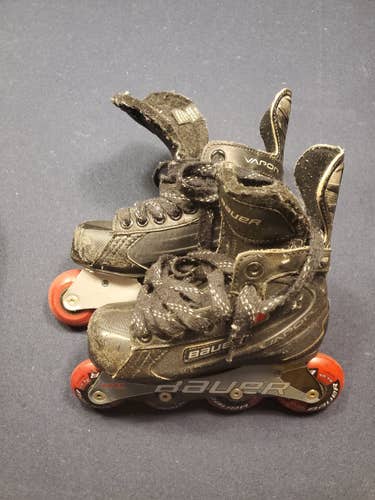 Youth Used Bauer Inline Skates Regular Width Size 12