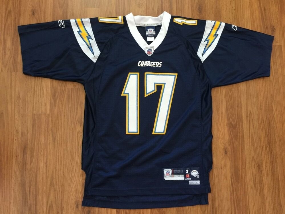 Philip Rivers San Diego Chargers Jersey Men's Size 52 Baby Blue Reebok  Stitched