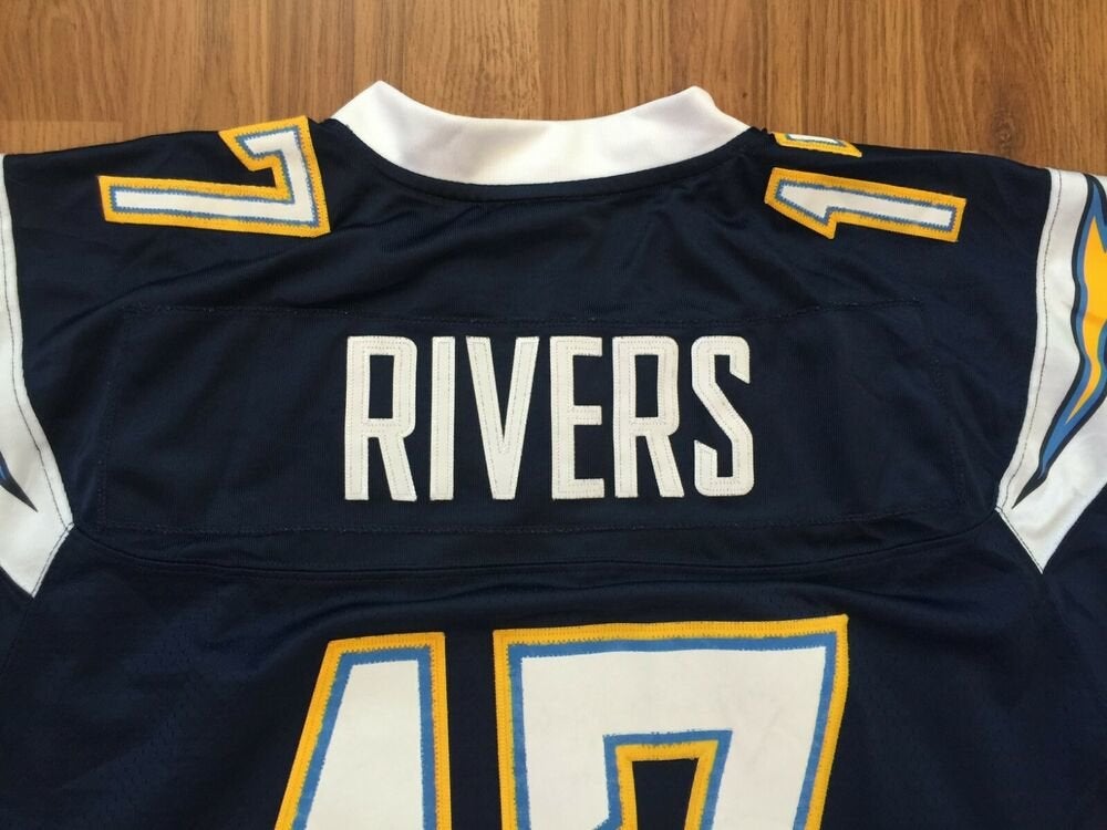 Nike San Diego Chargers No.17 Philip Rivers Lights Out Black Elite Jersey