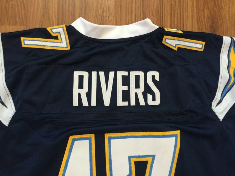 Nike On Field NFL Jersey San Diego LA Chargers Rivers #17 Size 56