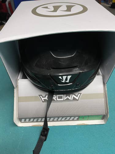 Black New Large Warrior Krown LTE Helmet