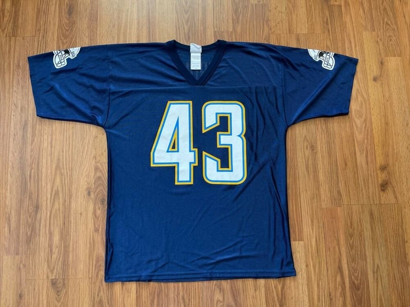 NFL San Diego Chargers Sparkle 21 Jersey L Really - Depop