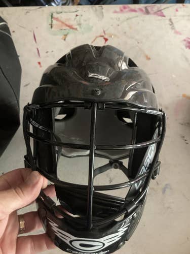 Black Used Youth Player's Cascade Helmet
