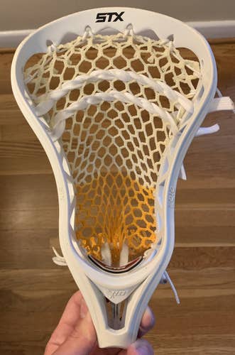 White Custom Strung X10 Defense Head