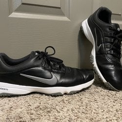 Black Men's Size 10 (Women's 11) Nike Golf Shoes