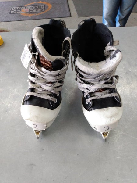 Used Bauer Performance Junior 02 Ice Skates Goalie Skates