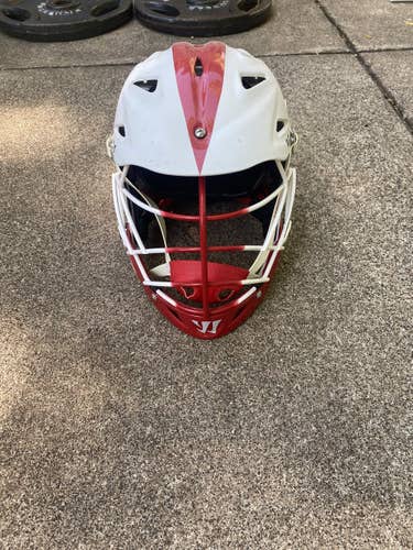 White Adult Player's Warrior Evo Helmet