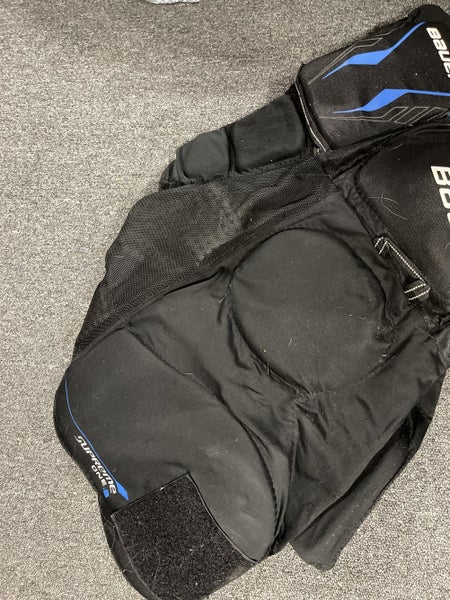 Black Junior XL Bauer Supreme One.8 Hockey Pants