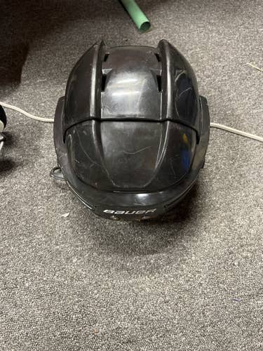 Black New Large Bauer Re-Akt 75 Helmet