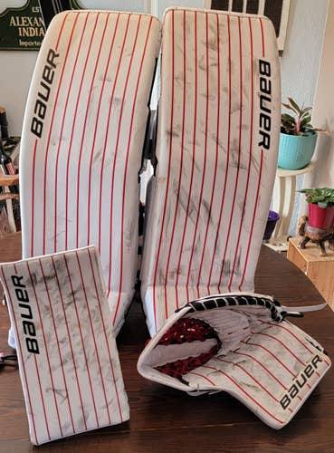 Custom Color Bauer Supreme 2S Pro Goalie Leg Pads Pro Stock