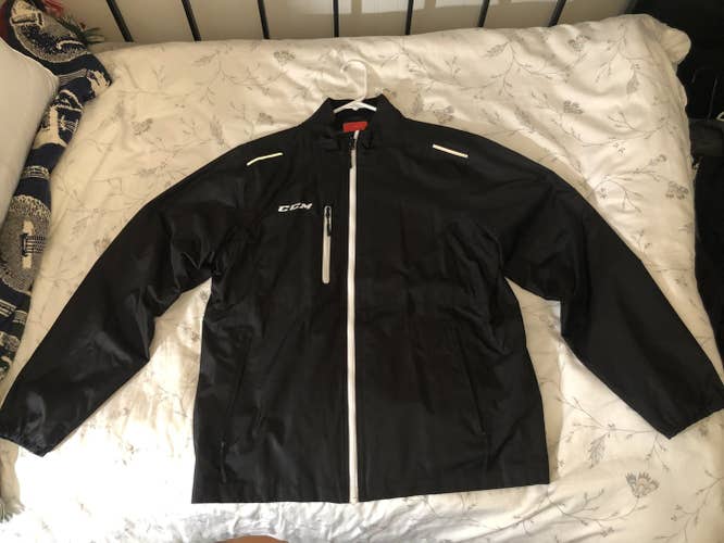 New Medium CCM Warm Up Rink Jacket