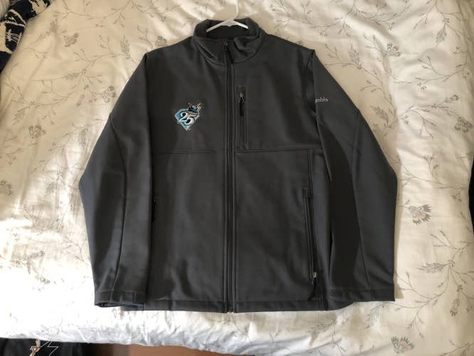 New Player Issue San Jose Sharks Columbia Heavy Duty Jacket