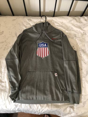New Nike Team Issue Team USA Hockey Pullover Hoodie
