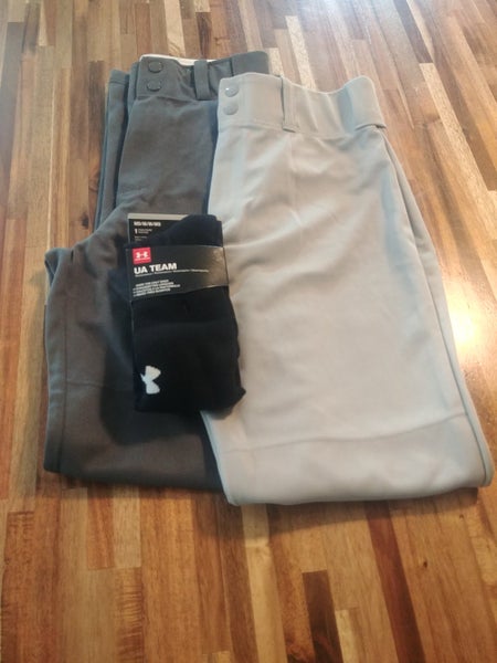 Youth XL Pants, Men's Small Pants, Men's Black Socks
