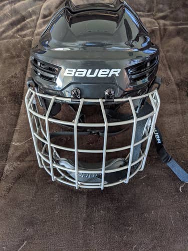 Black Slightly Used Medium Bauer IMS 5.0 Helmet