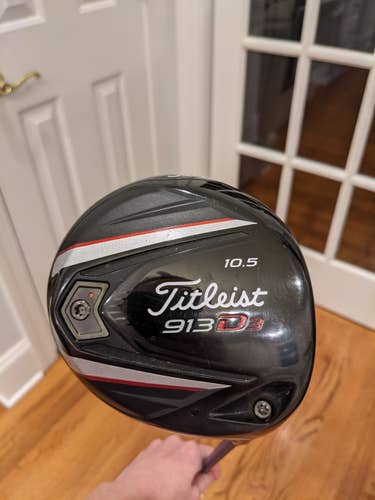 Men's Titleist Right Handed 913D3 Driver Regular Flex 10.5 Loft Used