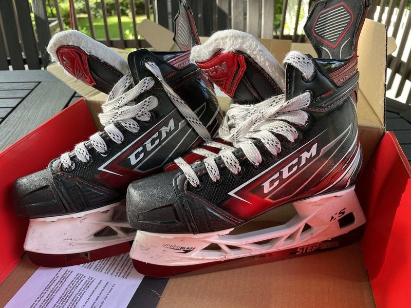 Used CCM JetSpeed FT480 Jr Sz 3.5D Skates / Step steel Incl