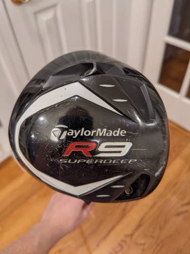 TaylorMade Right Handed R9 Superdeep TP Driver Stiff Flex 9.5 Loft Men's Used