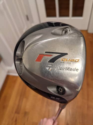 TaylorMade Right Handed R7 Quad Driver 9.5 Loft Gently Used Men's